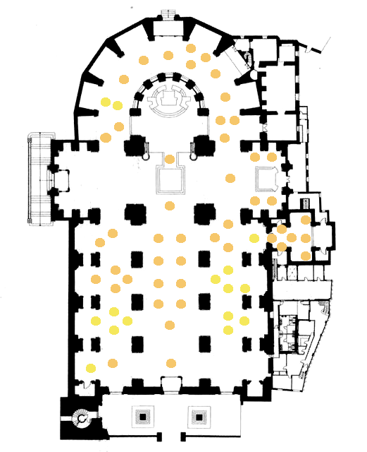 Plano Colegiata Basílica de Santa Maria